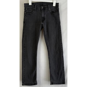 Levi's 514 Men's Jeans Straight Leg Regular Fit Black Size 30x30